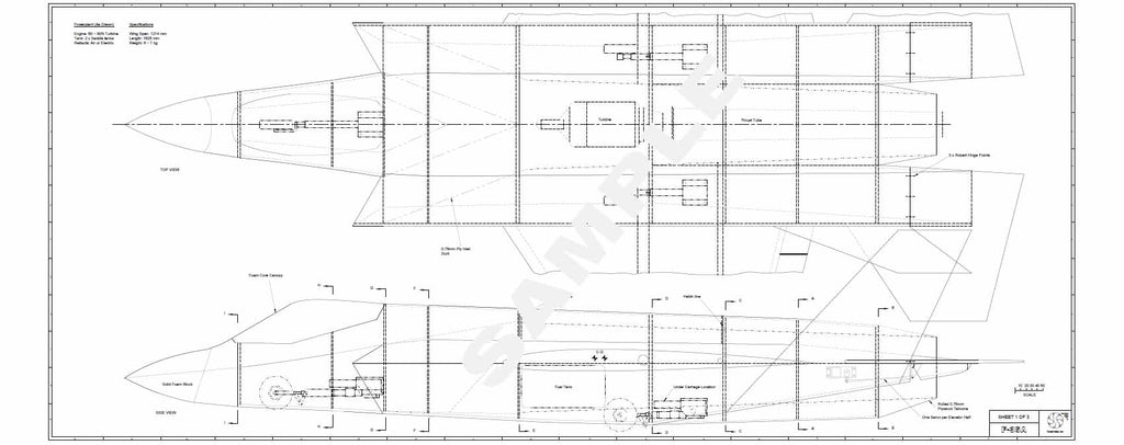 Radio Controlled F35A Jet Plans