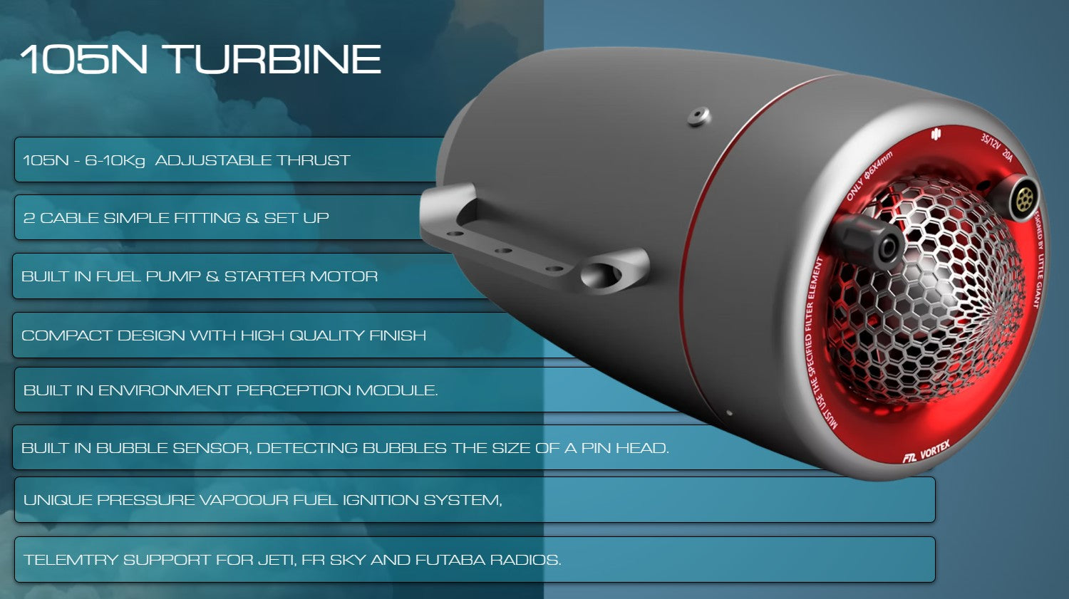 FTL VORTEX-M10 105N TURBINE