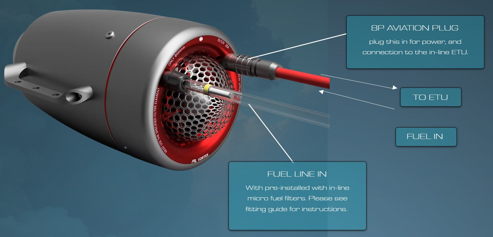 FTL VORTEX-M10 105N TURBINE